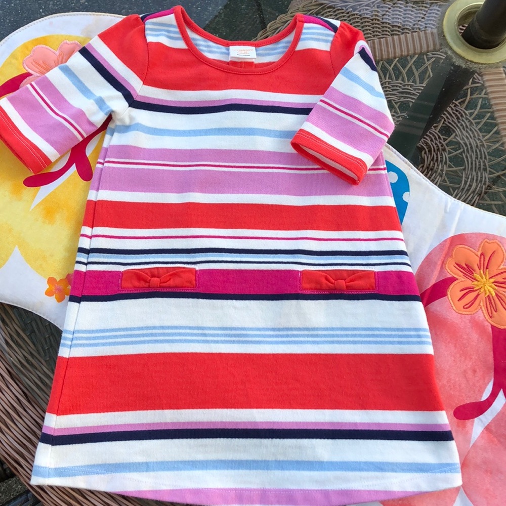Gymboree striped dress 12-18 months